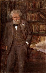 Portrett av Giosue Carducci (1835–1907), italiensk poet og kritiker Anonymt maleri. Tidlig på 1900-tallet. Bologna, Casa Carducci — Giosue Carducci. Portrett av Giosue Carducci 1835–1907, italiensk postmann og kritiker. Anonymt maleri, tidlig på 1900-talle av Unknown Artist