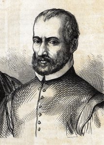 Portrait of Giovanni Pierluigi da Palestrina (1525 - 1594), Italian composer. av Unknown artist