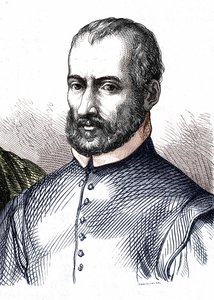 Portrett av Giovanni Pierluigi da Palestrina (1525 - 1594), italiensk komponist av Unknown artist