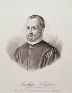 Porträt von Giovanni Pierluigi da Palestrina (Gravur) von Unknown artist