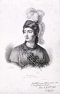 Portrett av Giuditta Pasta (1797-1865). av Unknown artist