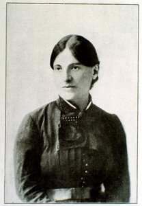 Portrett av Giuseppina Raimondi (1841-1918) Kona til patrioten og heltene til den italienske Risorgimento Giuseppe Garibaldi (1807-1882) av Unknown artist