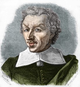Portrait of Gui (Guy) Patin. French physician and writer (1601 to 1672).Engraving of 1866. av Unknown artist