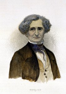 Porträt von Hector Berlioz (1803-1869) - Gravur von Unknown artist
