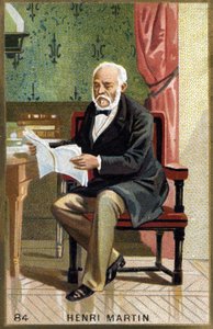 Portrait of Henri Martin. 19th century chromolithography. av Unknown artist