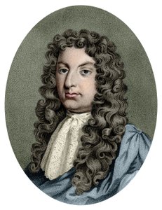 Portrait of Henry Purcell (1659 - 1695), British composer. av Unknown artist
