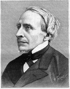 Portrett av Herve Mangon (1821-1888), vitenskapens mann. I naturen. Gjennomgang av vitenskaper og deres anvendelser til kunst og industri." 1888 av Unknown artist