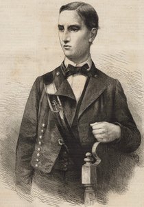 Portrait of His Majesty George I (1863-1913), King of Greece. av Unknown artist