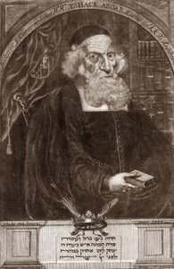 Portrett av Isaac Aboab da Fonseca (1605-1693) - Isaac Aboab da Fonseca - rabbiner, lærd, kabbalist og forfatter av Unknown artist