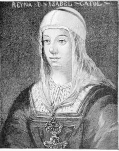 Portrett av Isabella I den katolske (1451 - 1504), dronning av Castilla. av Unknown artist