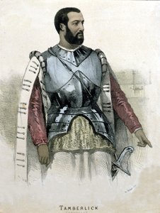 Portrett av den italienske tenoren Enrico Tamberlick (1820 - 1869) i Otello av Gioacchino Rossini av Unknown artist
