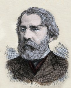 Portrett av Ivan Turgeniev (Turgenev av Unknown artist