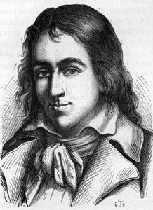Portrett av Jacques René Hébert. Fransk journalist og politiker 1757-1794 av Unknown artist