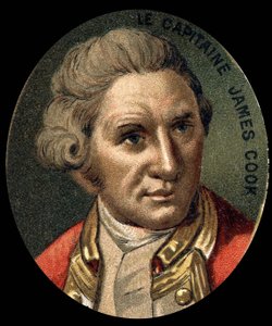 Portrett av James Cook (1728-1779), britisk navigatør. av Unknown artist