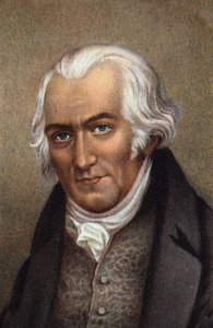 Portrett av James Watt, skotsk ingeniør. av Unknown Artist