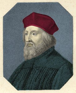Portrett av Jan Hus (eller Jean Huss av Unknown artist