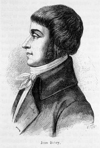 Portrett av Jean Antoine Joseph Debry eller De Bry (1760-1834), stedfortreder for Aisne ved nasjonalkonvensjonen. av Unknown artist