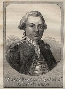 Portrett av Jean Francois de Galaup, greve av La Perouse (1741-1788) - illustrasjon hentet fra "The Great Mariners of the 18th century"" av Unknown artist