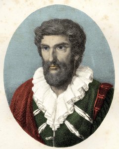 Portrett av Jean Goujon (1510 - v. 1566) fransk billedhugger, designer og arkitekt. av Unknown artist