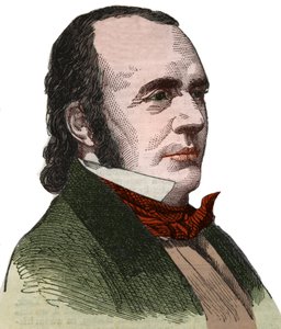Portrett av Jean Louis Rodolphe Agassiz (1807-1873), amerikansk naturforsker. av Unknown artist