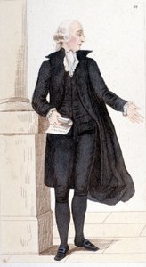 Portrett av Jean Sylvain BAILLY (1736-1793), forfatter, astronom og politiker valgt til Académie francaise. Forfatter av spesielt astronomiens historie. Han ble giljotinert for å ha hjulpet Louis XVI med å rømme. Gravering fra 1830. av Unknown artist