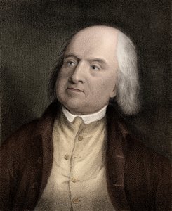 Portrett av Jeremy Bentham (1748-1832), engelsk filosof, økonom og teoretisk jurist av Unknown artist