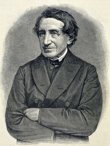 Portrett av Johann Joseph Ignaz von Dollinger (1799 - 1890), Alllemand-prest og professor i kirkehistorie av Unknown artist