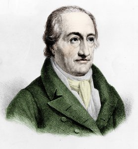Portrett av Johann Wolfgang Von Goethe (1749 - 1832). av Unknown artist