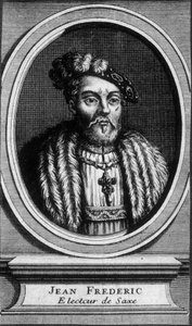 Portrett av John - Frederic, the Magnanimous, Kurfyrst av Sachsen (1503 - 1554) - n.d. av Unknown artist