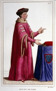 Portrett av John, hertugen av Berri (1340 - 1416). av Unknown artist