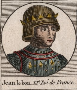 Portrait of John II the Good (1319-1364), King of France - Portrait of John II, 