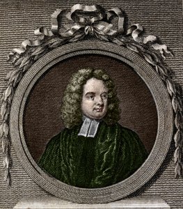 Portrett av Jonathan Swift. Irsk forfatter (1667 til 1745). av Unknown artist