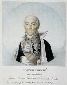Portrett av Joseph Fouché, hertugen av Otranto, storkorset og ridder av flere ordener av Unknown artist