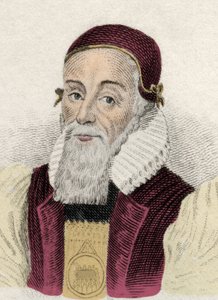 Portrett av Joseph Hall (1574-1656) English Eveque av Unknown artist
