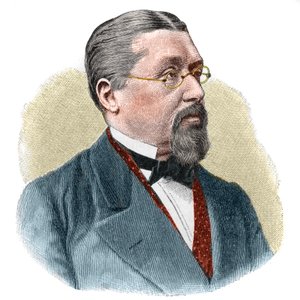 Portrett av Joseph Victor von Scheffel (1826 -1886) tysk forfatter og poet. av Unknown artist