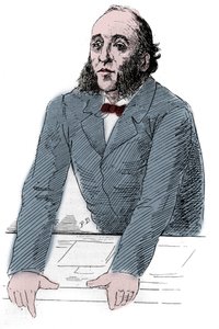 Portrait of Jules Ferry (1832-1893), French politician. Engraving in “” Le Monde Illustré”” av Unknown artist
