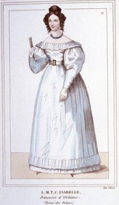 Portrett av LOUISE MARIE THERESE CHARLOTTE ISABELLE D