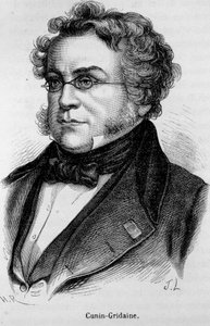 Portrett av Laurent Cunin-Gridaine (Cunin Gridaine) av Unknown artist