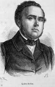 Portrett av Ledru Rollin (Ledru-Rollin), fransk politiker (1807 - 1874) av Unknown artist