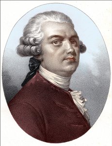 Portrait of Lekain (Henri Louis Cain (Henri-Louis Le Kain) (1729-1778) av Unknown artist
