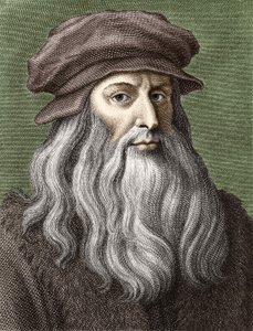 Portrett av Leonardo da Vinci av Unknown artist