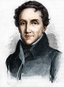 Portrett av Louis-Mathieu Mole - Portrett av Louis Mathieu, greve av Molè (1781 - 1855), fransk politiker - i "" L