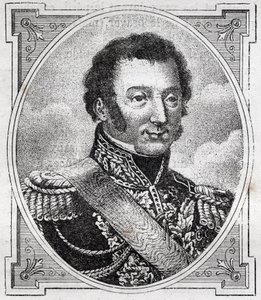 Portrett av Louis Auguste Victor de Ghaisne de Bourmont (1773-1846), marskalk av Frankrike. av Unknown artist