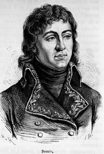 Portrett av Louis Charles Antoine Desaix de Veygoux (1768-1800), fransk general. av Unknown artist