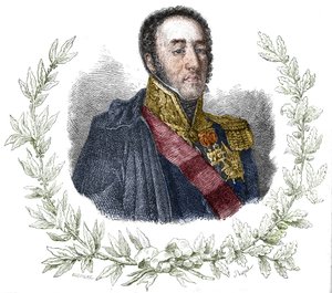 Portrett av Louis Gabriel (Louis-Gabriel) Suchet (1770-1826). av Unknown artist