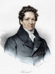 Portrett av Louis Jacques Thénard (1777 - 1857), fransk kjemiker. av Unknown artist