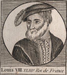 Portrett av Ludvig 8 1821 av Unknown artist