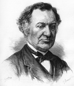Portrett av Louis Veuillot (1813-1883), fransk journalist og forfatter. av Unknown artist