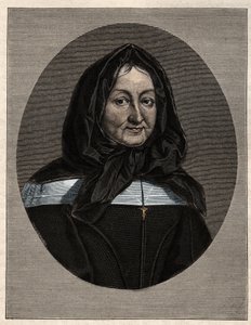 Portrett av Madame Marie de Rubelles, Lady of Miramion (1629-96) grunnlegger av døtrene til den hellige familie av Unknown artist