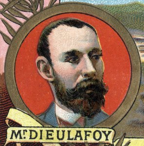 Portrett av Marcel Auguste Dieulafoy av Unknown artist